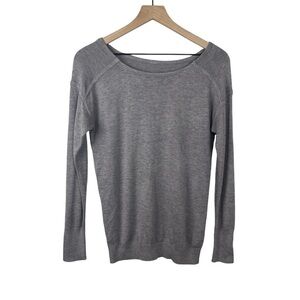 Lululemon Full Extension Sweater Heathered Dark Chrome